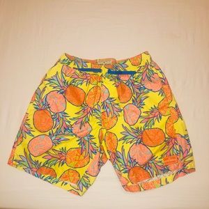 NWOT Pineapple Swim Trunks